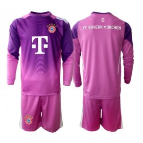 Dětské fotbalový komplet Bayern Munich Brankář Tretí košile 2025-26 Dlouhým Rukávem